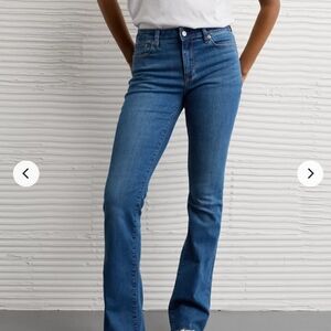 American Eagle Outfitters Blue Kick Flare Jeans